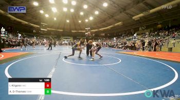 92 lbs Quarterfinal - Ian Kilgore, Eufaula Ironheads Wrestling Club vs Angel Gutierrez-Thomas, Cobra Kai Elite Wrestling