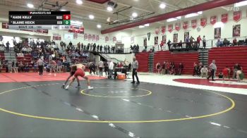 190 lbs Quarterfinal - Blaine Heick, Iowa City, City High vs Kade Kelly, North Scott (JV)