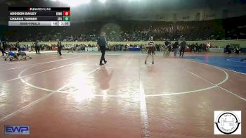 96 lbs Semifinal - Addison Bailey, Edmond Memorial vs Charlie Turner, Stillwater Wrestling