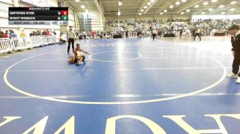 106 lbs Round Of 128 - Qwyntan Dyer, TN vs Wyatt Womack, GA