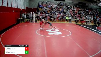 94 lbs Semifinal - Almanzo Miller, Southmoreland vs Caleb Kodman, Plum Middle School