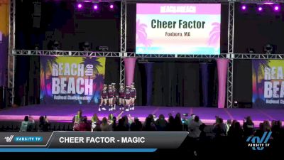 Cheer Factor - Magic [2022 L1.1 Mini - PREP - A Day 1] 2022 ACDA Reach the Beach Ocean City Cheer Grand Nationals