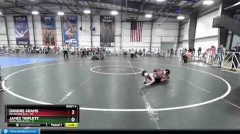 88 lbs Rd# 2 10:30am Friday - Dandre Adams, No Escape W.A. vs James Triplett, Maryland BLACK