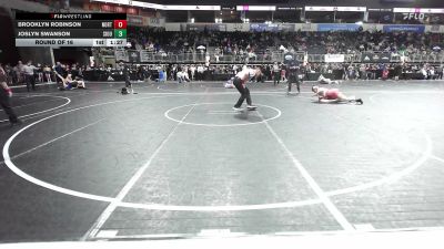 112 lbs Round Of 16 - Brooklyn Robinson, Northwest (Cedar Hill) vs Joslyn Swanson, Siouxland Wr Ac