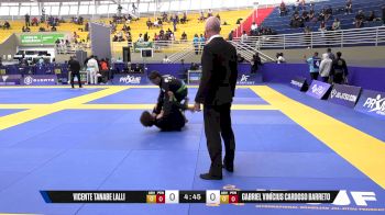 Gabriel Vinícius Cardoso Barreto vs Vicente Tanabe Lalli 2025 Brasileiro Jiu-Jitsu IBJJF