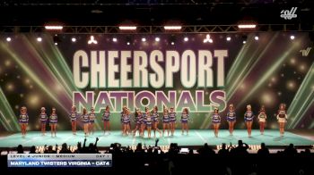 Maryland Twisters Virginia - Cat4 [2026 L4 Junior - Medium Day 1] 2026 CHEERSPORT National All Star Cheerleading Championship
