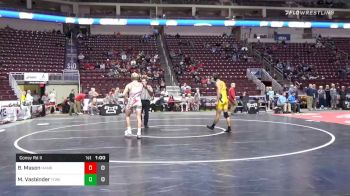 170 lbs Consolation - Brant Mason, Hamburg Area Hs vs Michael Vasbinder, Forest Hills Hs