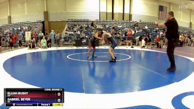 102 lbs Cons. Round 2 - Elijah Bushy, OH vs Gabriel Beyer, WI