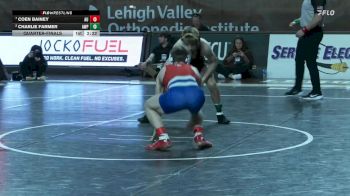 125 lbs Quarterfinal - Coen Bainey, American vs Charlie Farmer, Army West Point