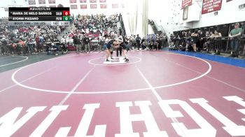 185 lbs Quarterfinal - Maria De Melo Barros, Salem vs Storm Pizzaro, Putnam