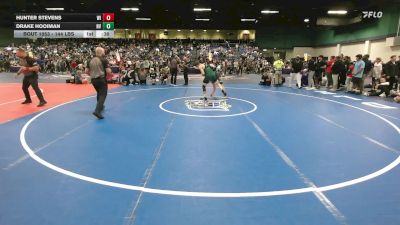 144 lbs Consi Of 8 #1 - Hunter Stevens, WI vs Drake Hooiman, NV
