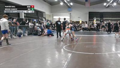 106 lbs Quarterfinal - Porter Hall, Maine Hammahs - MSC vs Brook Canicci, Iron Wolves