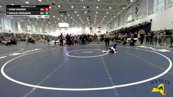 86 lbs Quarterfinal - Piper Mosher, Saratoga Youth Wrestling vs Natalie Ferguson, Gowanda Wrestling Club