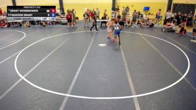 165 lbs Cons. Round 5 - Grady Weinbrenner, MN vs Ty'Quavion Smart, IL