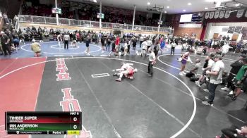 138 lbs Cons. Round 3 - Ian Anderson, Moses Lake vs Timber Super, Okanogan
