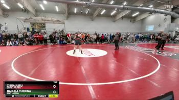 190 lbs Champ. Round 1 - Dahlila Tijerina, Fort Lupton vs Z Beaulieu, Lewis - Palmer