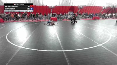 106 lbs Champ. Round 2 - Natalio Sanchez, Aviators Wrestling vs Carter Solt, Askren Wrestling Academy