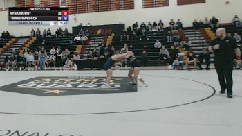124 lbs Champ. Round 1 - Bree Swenson, Dubuque vs Kyna Moffit, Augustana (IL)