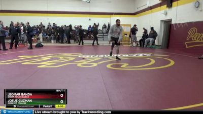 125 lbs Champ. Round 1 - Jeomar Banda, Santa Rosa College vs Josue Guzman, Modesto College