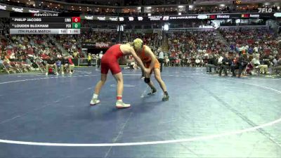 3A-175 lbs 7th Place Match - Louden Bloxham, Prairie, Cedar Rapids vs Philip Jacobs, Linn-Mar