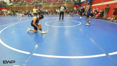 106 lbs Quarterfinal - Colten Nutter, Pryor Tigers Wrestling vs Garron Everett, Bartlesville Junior High