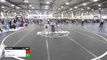 61 lbs Quarterfinal - Zeke Pina, Sunnyside WC vs Bryson Valenzuela, Tucson Pride WC