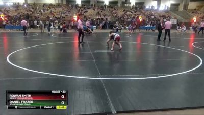 80 lbs Cons. Round 2 - Rowan Smith, Swamp Fox Wrestling vs Daniel Frazer, Seymour Wrestling