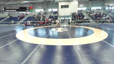 197 lbs Cons. Semi - Kevin Rodriguez, Norwich vs Josh Negron, Castleton