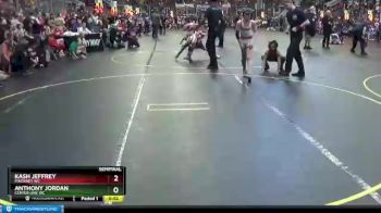 81 lbs Semifinal - Kash Jeffrey, Pinckney WC vs Anthony Jordan, Center Line WC