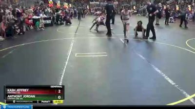 81 lbs Semifinal - Kash Jeffrey, Pinckney WC vs Anthony Jordan, Center Line WC