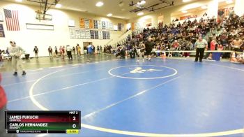120 lbs Champ. Round 2 - Carlos Hernandez, Downey vs James Fukuchi, Cerritos