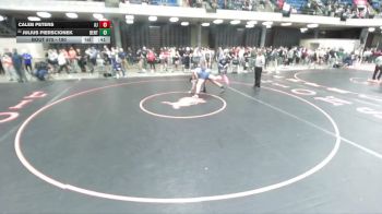 190 lbs Champ. Round 3 - Julius Pierscionek, Plainfield (South) vs Caleb Peters, Stanford (Olympia)