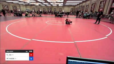 90 lbs Rr Rnd 3 - Carly Jox, Pa vs McKenzie Hodak, Pa