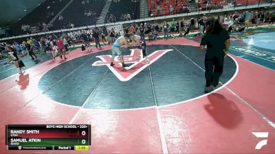 220+ Quarterfinal - Randy Smith, Utah vs Samuel Atkin, Idaho