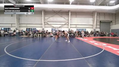 149 lbs Quarterfinals (8 Team) - Mathew DeLacruz, The Farm vs Kale Winebarger, Team Oregon