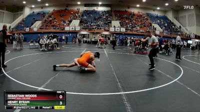 157 lbs 1st Place Match - Henry Byram, McDonogh School vs Sebastian Woods, Calvert Hall College