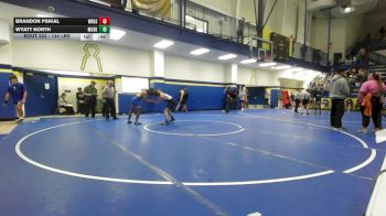 144 lbs Consolation - Brandon Psikal, Will Rogers vs Wyatt North, Muskogee