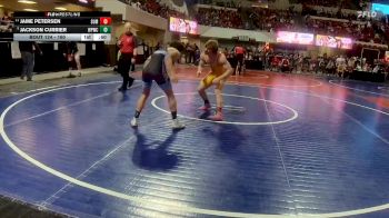 160 lbs Cons. Semi - Jackson Currier, Wolf Point Wrestling Club vs Jame Petersen, Mountain Man