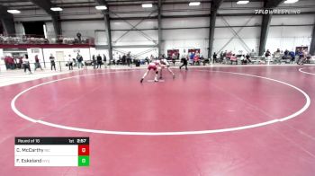 174 lbs Round Of 16 - Chris McCarthy, Rhode Island College vs Finn Eskeland, New York University