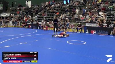 71 lbs Cons. Round 4 - Saul Heist-Levine, MT vs Breck White, IA