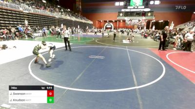 74 lbs Round Of 16 - Jake Swanson, Western Nebraska Elite vs Jake Knudson, Matpac Wrestling ND