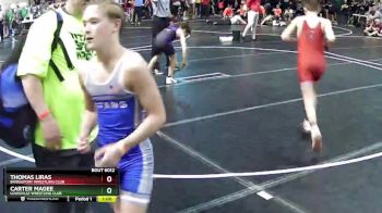 100 lbs Champ. Round 1 - Thomas Liras, Bridgeport Wrestling Club vs Carter Magee, Louisville Wrestling Club