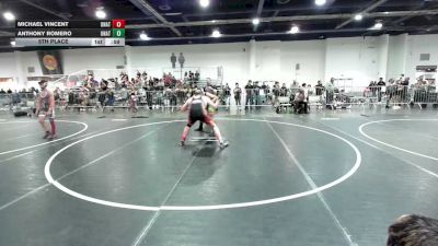 100K (220.5) + 2.2 = 222.7MAx kg 5th Place - Michael Vincent, Unattached vs Anthony Romero, Unattached