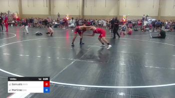 144 lbs Quarterfinal - Jake Samuels, Beebe Trained vs Jonathan Martinez, Quest For Gold