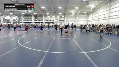 96 lbs Round Of 16 - Liam Hansen, Maine Trappers WC vs Ryan Pimentel, Red Roots WC