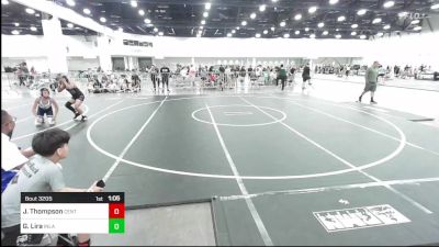 114 lbs Rr Rnd 3 - Josiah Thompson, Central Coast Most Wanted vs Gabriel Lira, Inland Elite WC