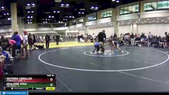 100 lbs Champ Round 1 (16 Team) - Kealonie Vega, The Angels vs Victoria Ceballos, Florida All-Stars