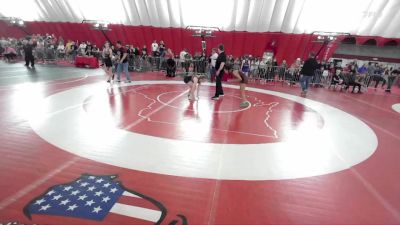 115 lbs Round 3 - Olivia Hay, Brown Deer Jr Falcons Wrestling Club vs Keira Richter, Princeton Wrestling Club