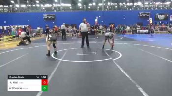 130 lbs Quarterfinal - Amiyah Hart, Toss 'em Up vs Alexis Winecke, Midwest Strong