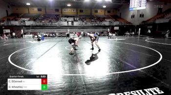 174 lbs Quarterfinal - Conner ODonnell, Brown vs Dominic Wheatley, F&M